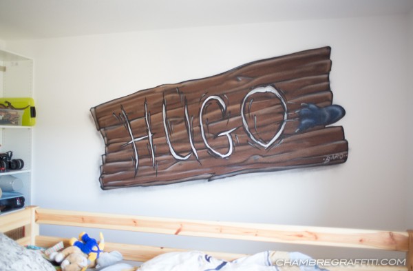 Deco Graffiti chambre Hugo