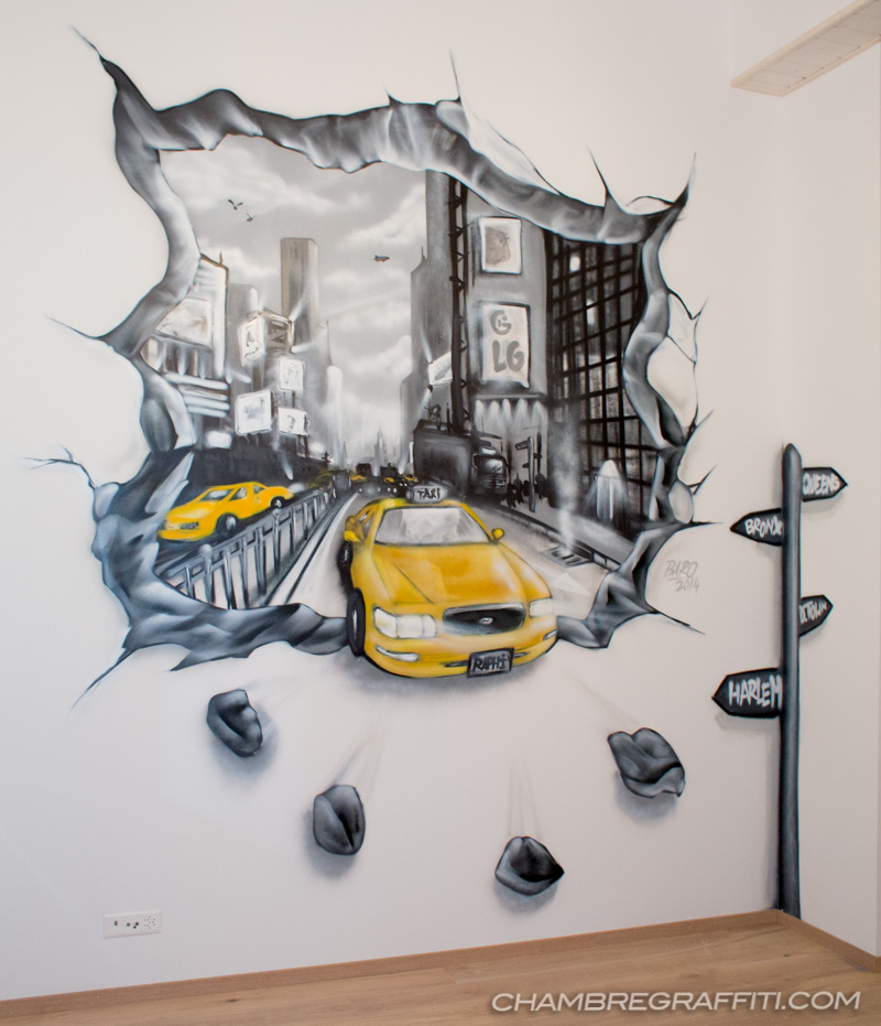 Graffiti-chambre-New-York
