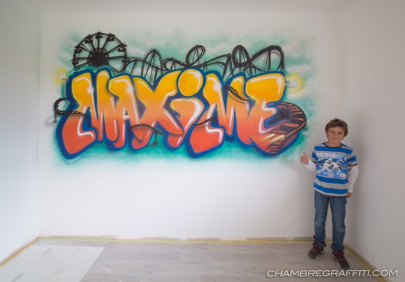 Prenom Maxime Graffiti chambre