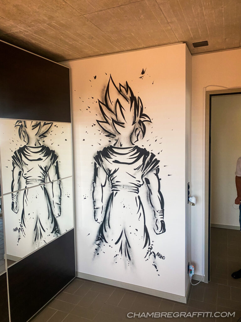 Sangoku – Dragon ball Z dans la chambre