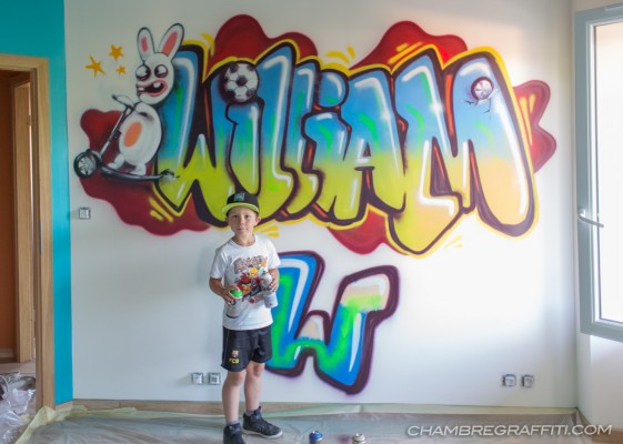 William Graffiti France Enfant Lapin